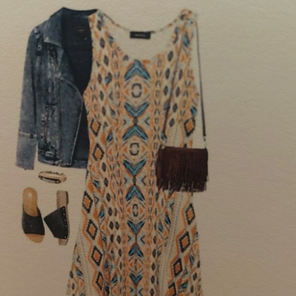 Karen Kane Aztec print dress - Picture 6 of 6